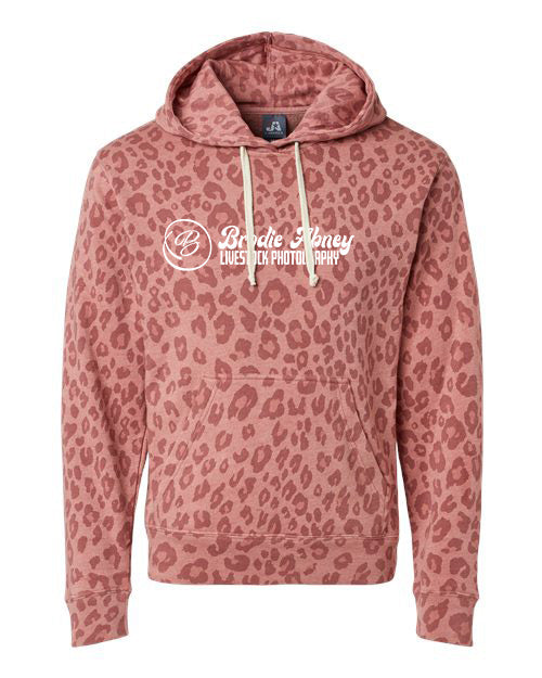 Tri blend Fleece Hooded Sweatshirt