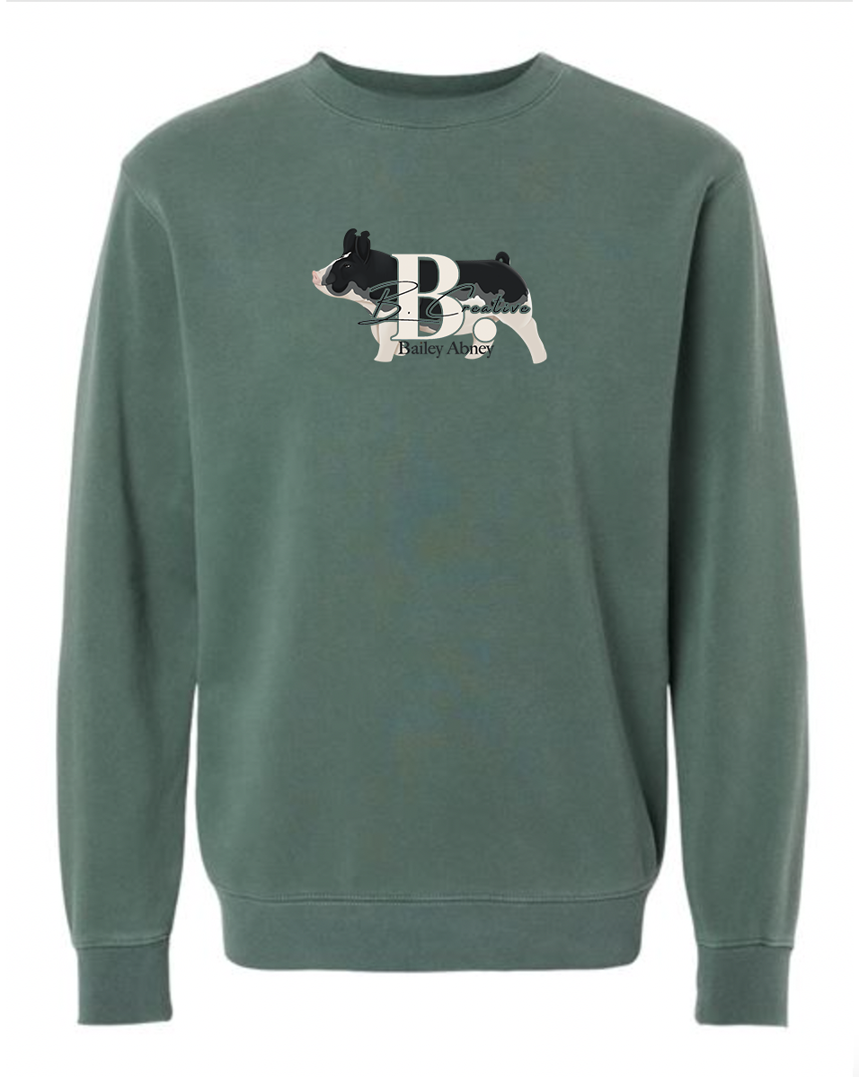 B. Creative Hog Crewneck
