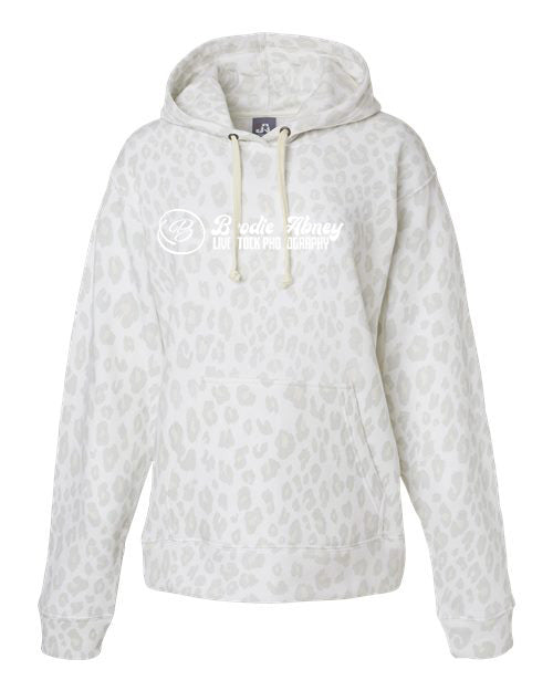 Tri blend Fleece Hooded Sweatshirt