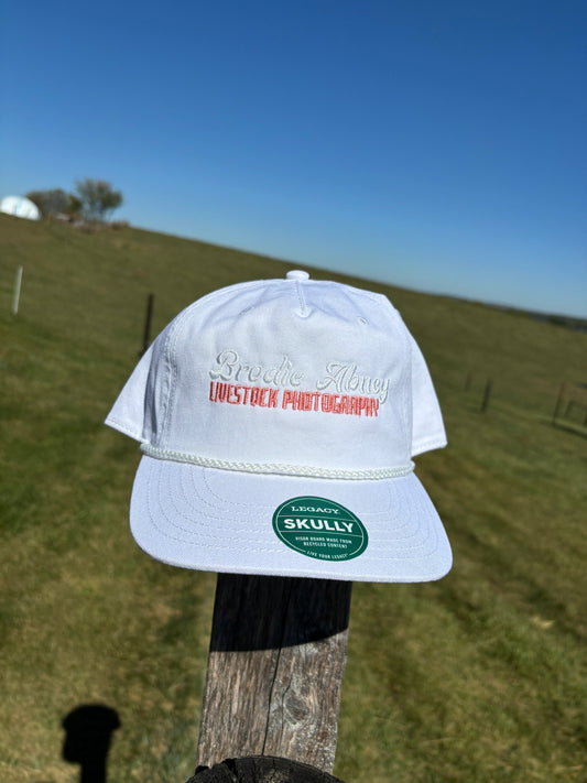 White Retro Hat
