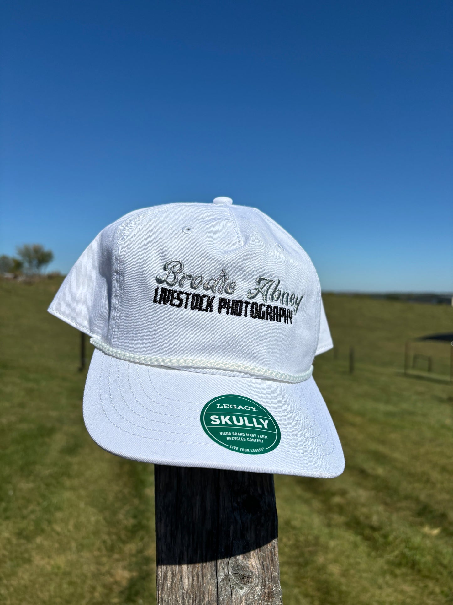 White Retro Hat