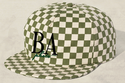 Checkered Trucker Hat